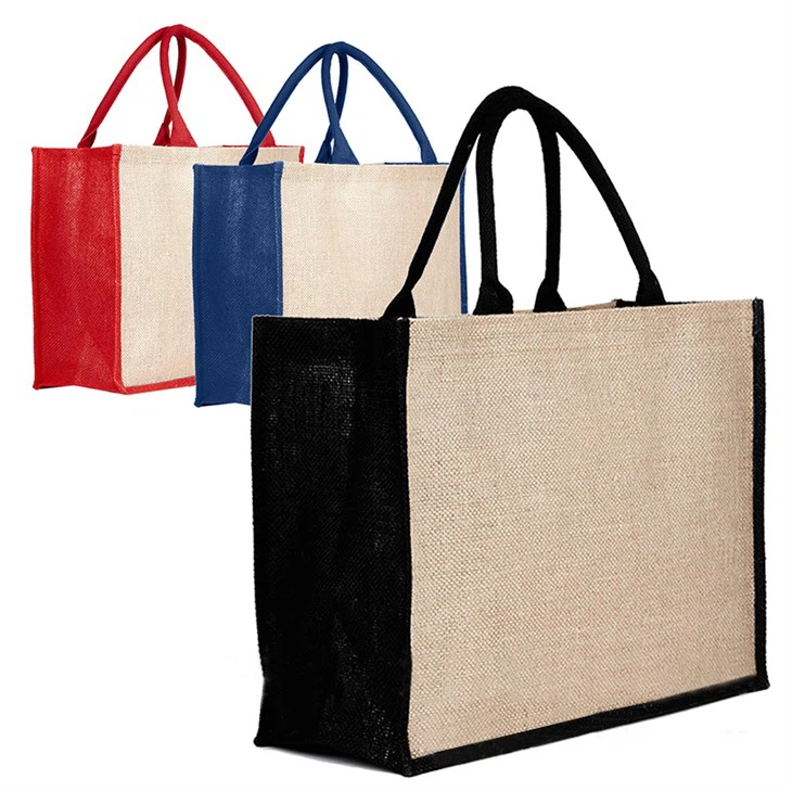 Cotton And Linen Blend Tote Bag