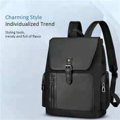 Bőr alkalmi hátizsák