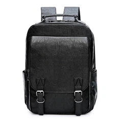 Sima bőr hátizsák